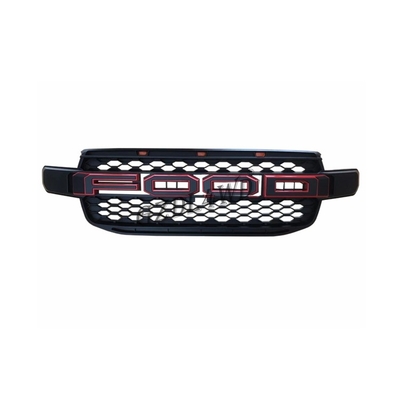 4X4 Car Grille For Ford Ranger 2022 T9  ABS With Black Red Logo