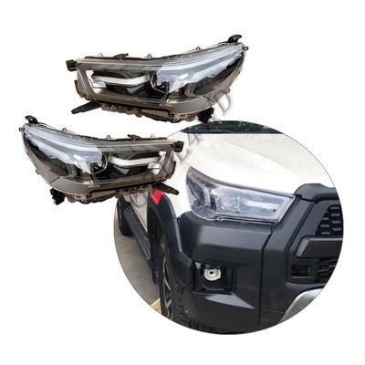 Car Headlights Suit Toyota Hilux 2021 4x4 Body Kits Facelift LED Headlight