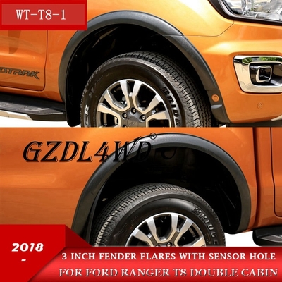 Aftermarket Auto parts ABS 4x4 Fender Flare Wheel Arch Flares for Ford Ranger T8 2018+